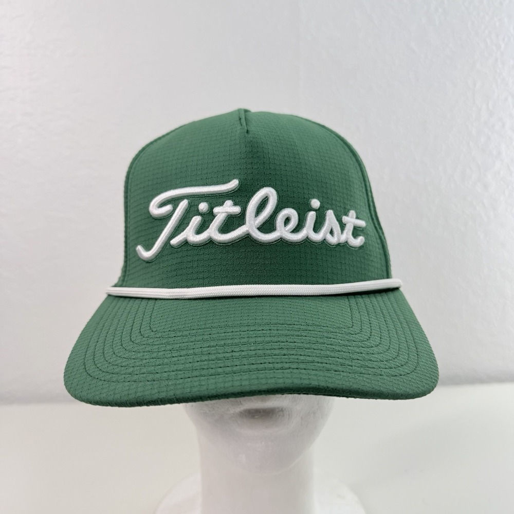 Titleist Pro V1 Golf Hat Cap FootJoy FJ Teal Adjustable Mens Golfing Performance